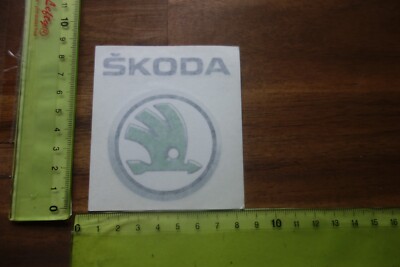 Alter Aufkleber Automobil Autohaus Werkstatt Zubehör SKODA Auto Service (G)