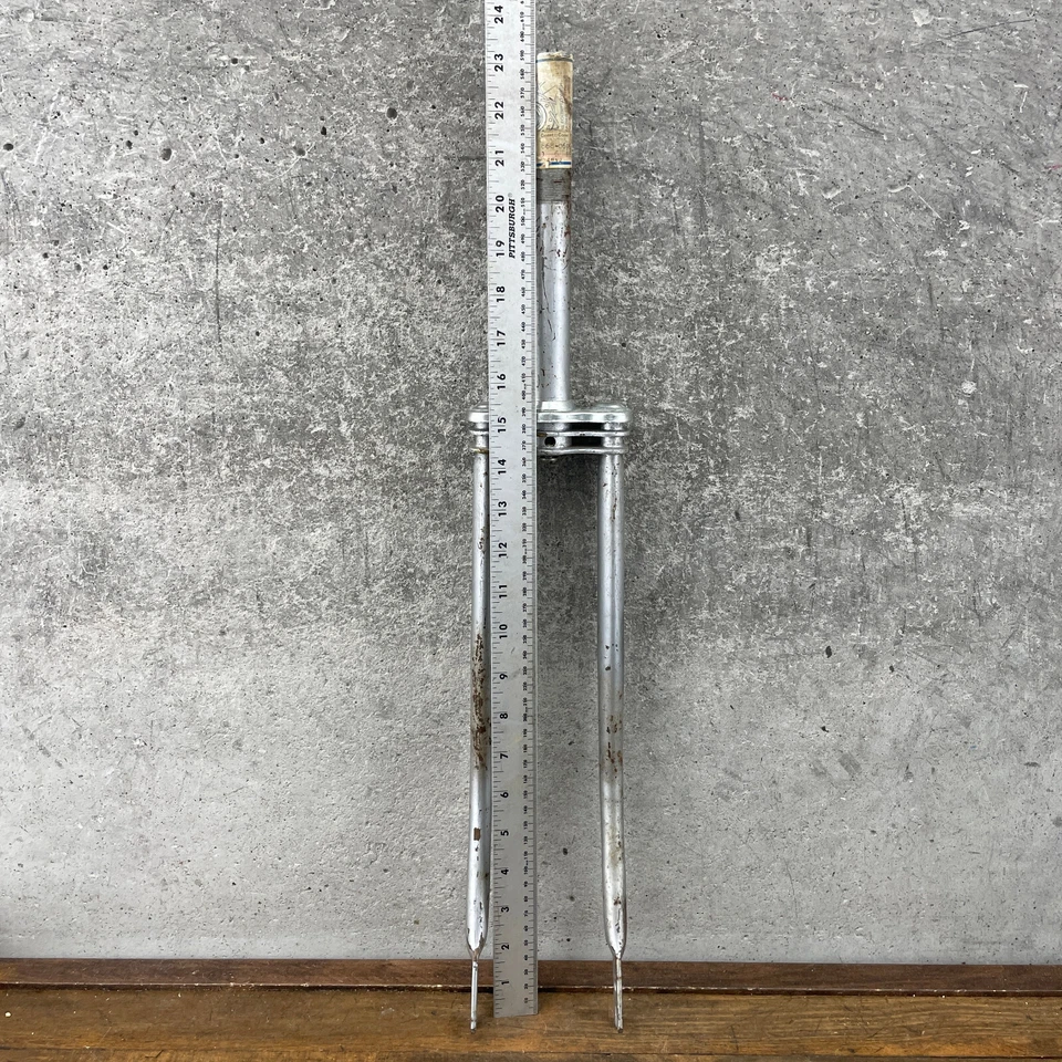 Wald 26 in Fork 1 in Threaded NOS Replacement Cruiser Silver 8 70s 60s Biplane - Image 4 of 4