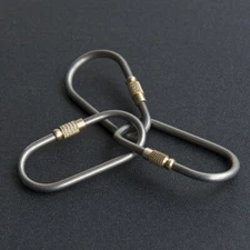 Key Holder Screw Lock Key Ring EDC Hook Clip