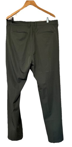 NEW Mister New York Pants Men 38 Tech-Wear Men's Charcoal Slim Fit Stretch GOLF - Picture 3 of 5