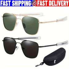 Aviator Sunglasses Premium Military Pilot Ultraviolet Mens Polarized Sunglasses