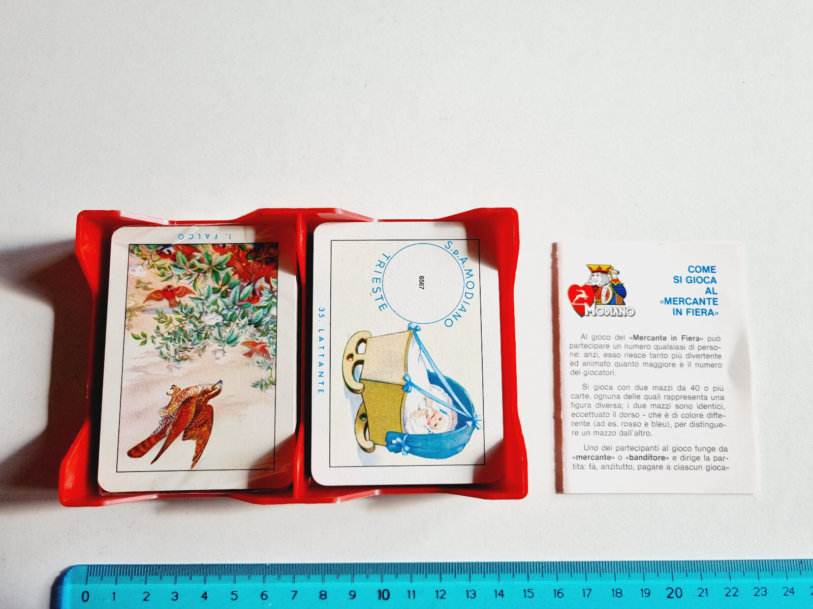 Thumbnail - Karten Von Spiel Kaufmann In Messe Modiano Original Vintage Playing