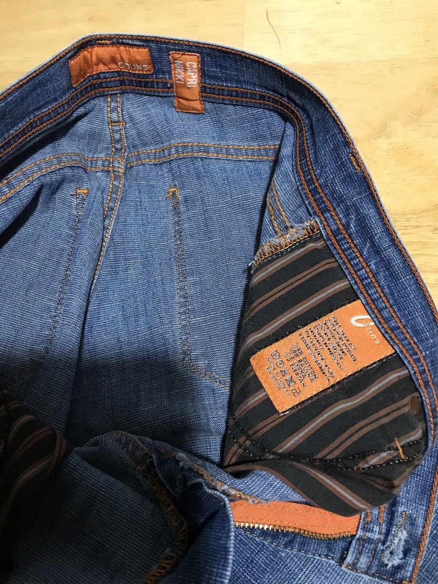 Colins Denim Women's 460 Stretch Capri Nikki Jeans 29 Size 32 x 22