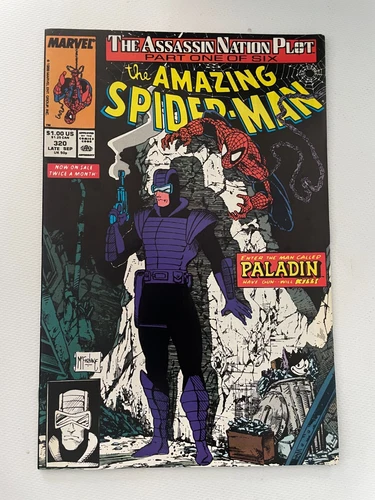 The Amazing Spider-Man # 320 NM Marvel Comic Book Todd McFarlane 5 J254