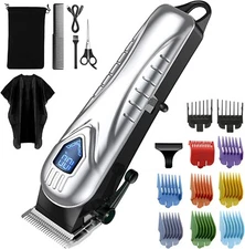 Hair Clippers for MenWomen, 5 Hours Cordless Hair Cutting Kit with 10 Combs