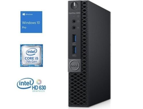 Dell OptiPlex 7050 i5-7500T | 16GB DDR4 256GB SSD | Win 11 | Micro
