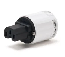 OYAIDE Power Plug IEC Connector C-004 Beryllium Copper Unplated 125V 15A