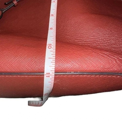 Michael Michael Kors Jet Set travel large (19"x11"x6") zip top brick red tote - Picture 13 of 16