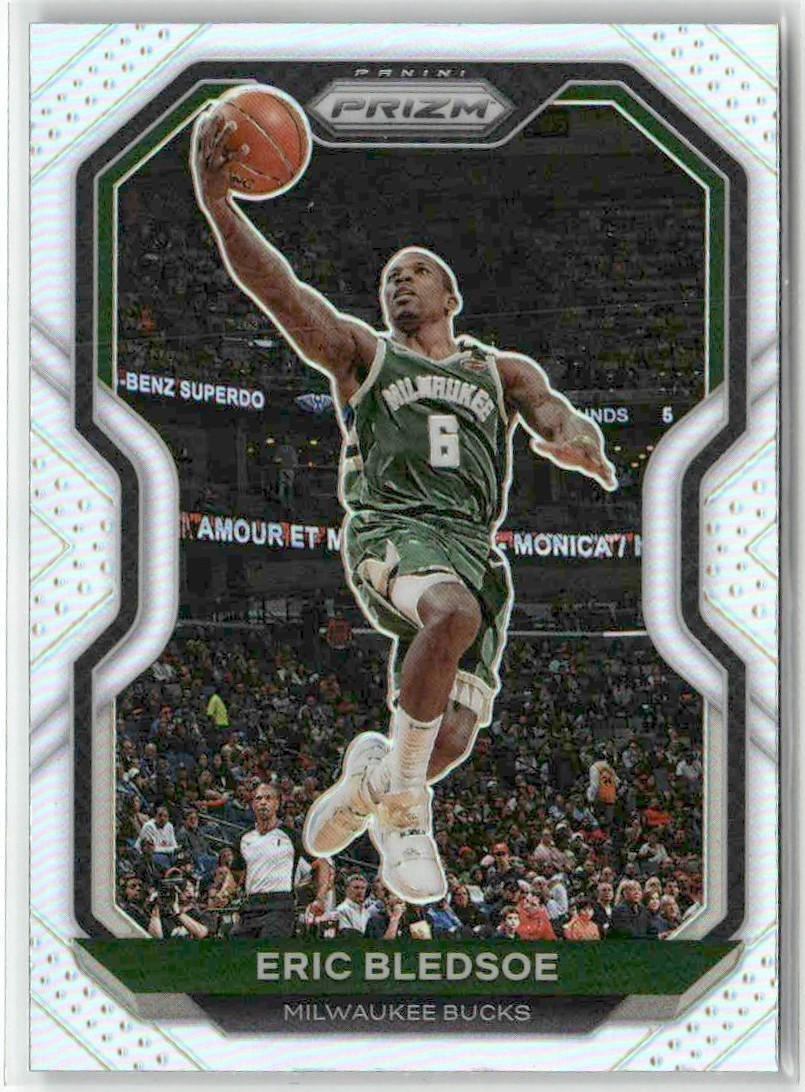 Eric Bledsoe 2020-21 Panini Prizm Silver Milwaukee Bucks #17