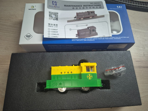 H0 DC US-Diesellok 6706 der Santa Fe gelb/grün 96051 MDWD OVP Neu Roco, Piko | Condition: Neu