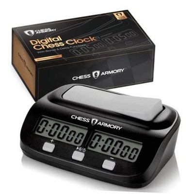 Digital Chess Clock - Portable Timer with Tournament and Standard Edition