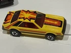 Hot Wheels Non-Redline Chrome Rims Yellow Mustang Cobra with Very Clean Decals
