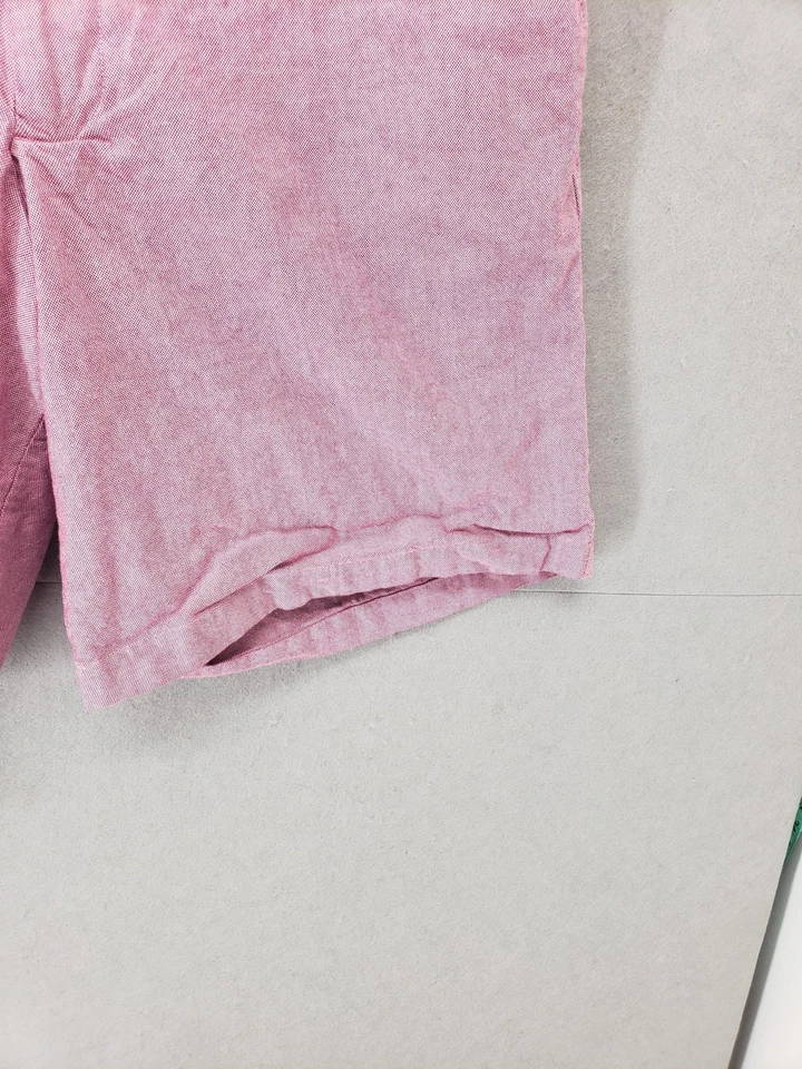 Pantalones Cortos John Blair Para Hombre 38 Rosa Algodón Frente Plano Chino Clásico Verano Informal Foto 4 de 4