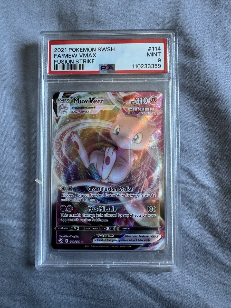 Mew VMAX 114/264 Swsh08: Fusion Strike Holo for sale online | eBay
