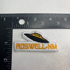 Listing image for Vintage UFO SPACESHIP FLYING SAUCER ROSWELL New Mexico Patch 63X6