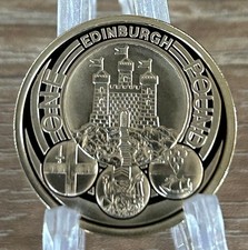 2011 £1 Edinburgh Cities Proof One Pound Coin Taken From Royal Mint Annual Set