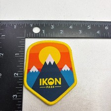 Printed-On-Style IKON PASS Snow Ski Snowboard Patch 64TY