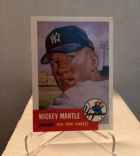 Topps 1991 Archives The Ultimate 1953 Set Mickey Mantle #82 New York Yankees