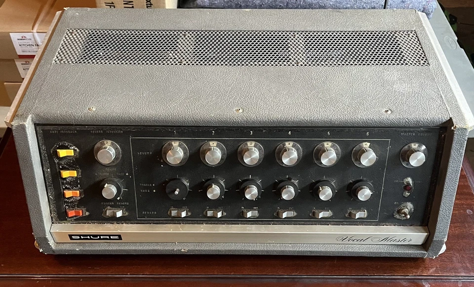Preamplificador mezclador PA Shure Vocal Master vintage años 60 VA 300-C TAL CUAL Foto 2 de 4