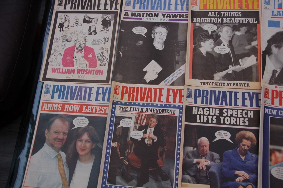 10x 1996-98 Private Eye Magazines Political Satire Willie Rushton Blair & Brown - Image 2 of 3