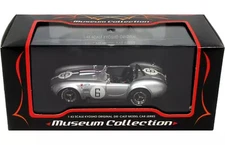 Mini car 143 SHELBY COBRA 427SC Racing Screen Silver Museum Collection 03016S]