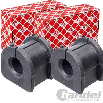 2x FEBI 18mm STABILAGER HINTEN passend für MITSUBISHI ASX ECLIPSE LANCER OUTLAND