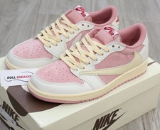 NEW Travis Sc0tt x Jordan 1 Low OG “Shy Pink”DM7866-106 , MEN Size US (7-12)