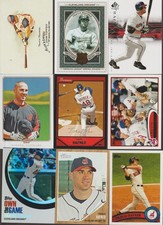 TRAVIS HAFNER LOT OF 80 BASEBALL CARDS 20 DIFFERENT INDIANS NORTH DAKATA