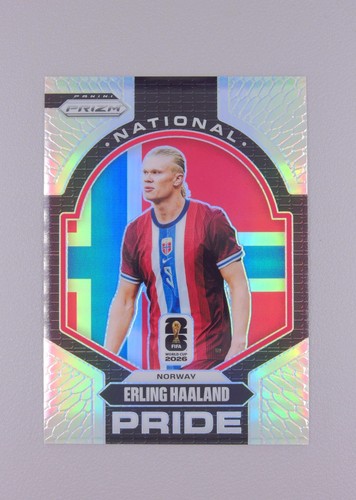 2026 Panini Prizm FIFA World Cup Erling Haaland #18 National Pride Case Hit SSP