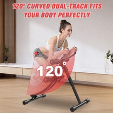 Foldable Single Track Abdominal Exercise Equi...