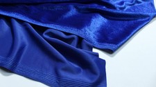 Heavy Velvet Fabric: Sax Blue, Timeless Sophistication, Radiant Shine, and Unmat