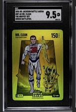 ☢️ 2026 BoBA GBF-60 Mr. Clean Steve Garvey Debut Green Battlefoil Glow SGC 9.5