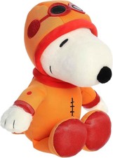 Aurora Peanuts Snoopy Astronaut Stuffed Animal - Without Helmet 12.5 Inches