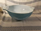 Vintage Pyrex Needlepoint Embroidery 443 Cinderella Bowl 1958 Promo 2 1/2 QT.