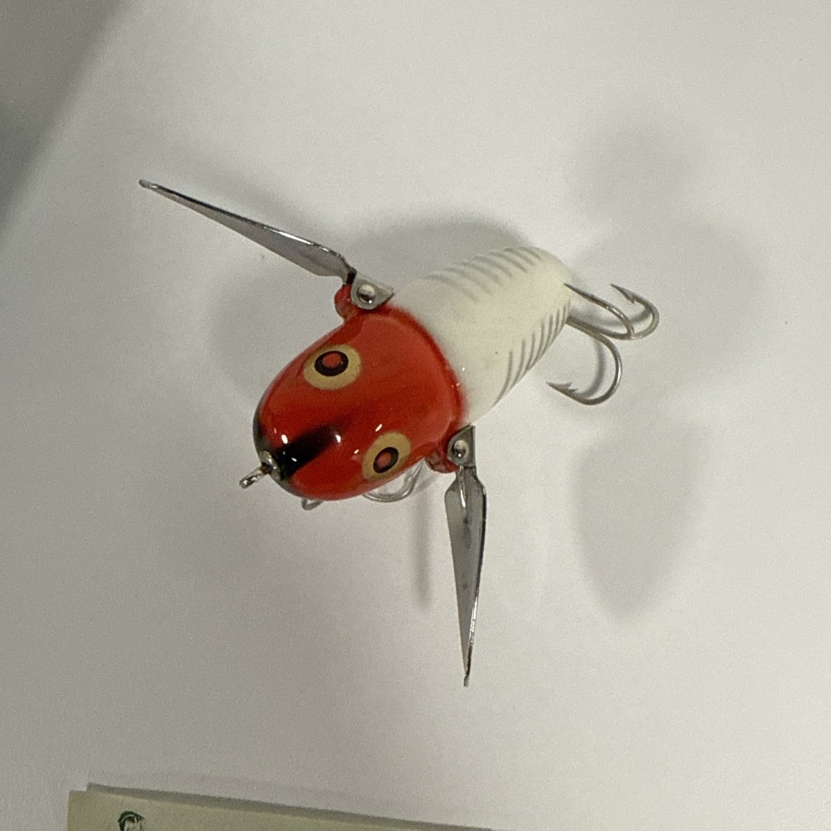 Vintage Heddon Crazy Crawler 9120 XRW With Box & Paper Fishing