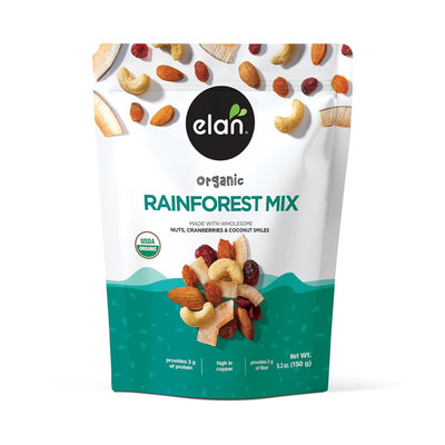 Organic Rainforest Mix, 5.3 Oz, Healthy Snacks, Dried Fruits (Raisins, Coconut, 