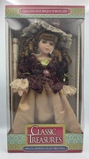 CLASSIC TREASURES Genuine Fine Bisque Porcelain Special Edition Collectible Doll