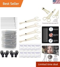 Body Piercing Kit - 43Pcs Professional Piercing Tool Kit with 12G 14G 16G 18G...