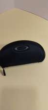 Oakley Sunglasses Case Only Black Hard Shell Zip Around W/ Foam Insert- Used