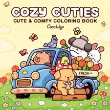 Coco Wyo Cozy Cuties (Paperback) Cozy Spaces Coloring