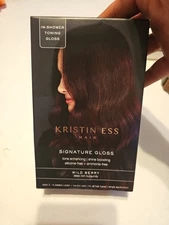 Kristin Ess Wild Berry Tone Enhancing Signature Hair Gloss New Sealed