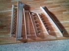 Dollhouse Wall SHELVES Lot 6c Handcrafted Wood shelving 1:12 Kitchen Bath Decor — photo 4
