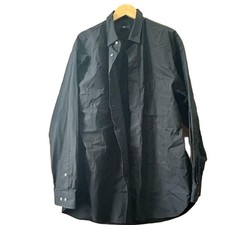 UNIQLO J Oversized Long Sleeve Shirt Black L Cotton Collab