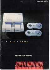 Super Nintendo Entertainment System Instruction Manual 1991