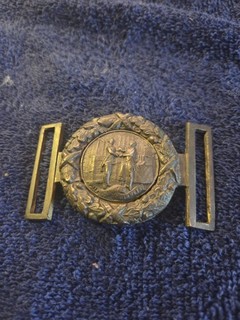 Civil War Kentucky Belt buckle or Sword Plate? Has GW stamped on back