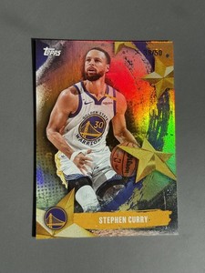 2025 Topps Stephen Curry Stars Of The NBA Gold Rainbow  /50 Warriors SA-5 SSP
