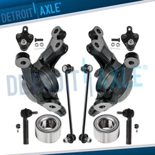 Front Steering Knuckles Wheel Bearings Suspension Kit for Toyota Corolla Matrix