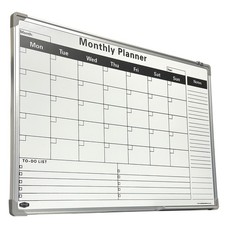 MAGNETIC WHITEBOARD MONTHLY PLANNER WHITE BOARD DRY WIPE NOTICE OFFICE HOME