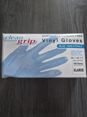 Clean Grip 100% Vinyl Einweghandschuhe transparent Xlarge Pk100