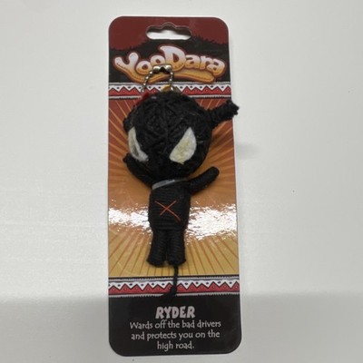 YooDara Ryder Protection Tribe Keychain, Detachable Keyring, Fabric, Black